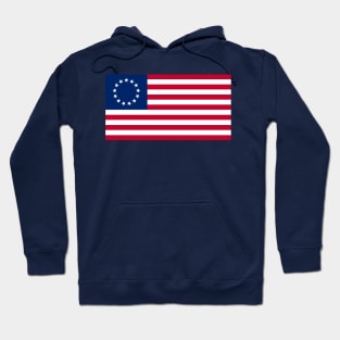 Betsy Ross US Flag Hoodie